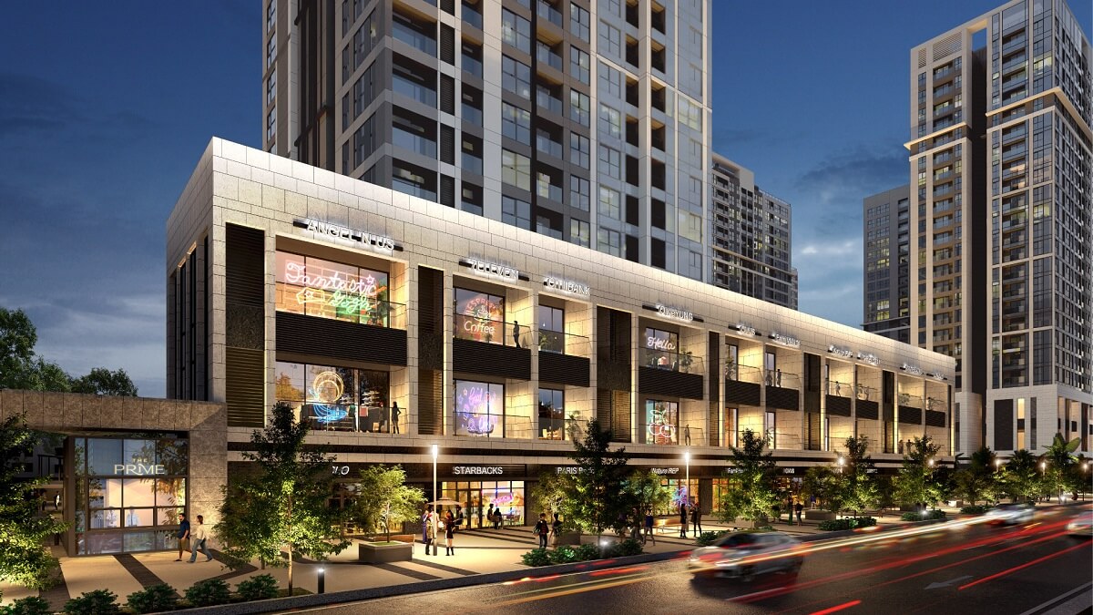 Shophouse và mặt bằng thương mại The Prime Starlake – Tiềm năng kinh doanh tại Tây Hồ Tây 2 Khu thương mại tại The Prime
